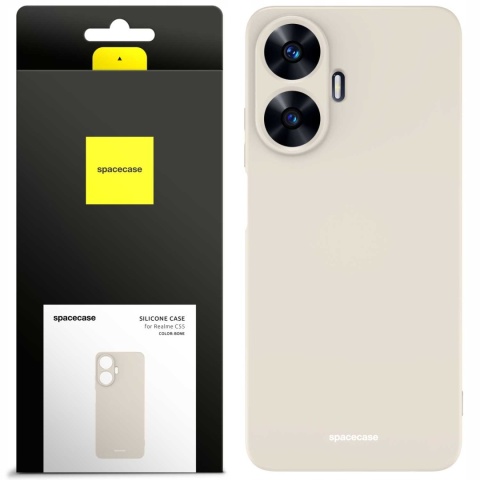Spacecase Silicone Case Realme C55 bone