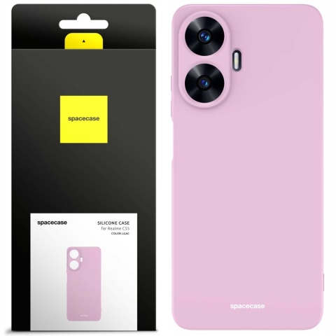Spacecase Silicone Case Realme C55 lilac
