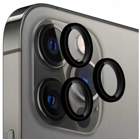 Spacecase Camera Ring iPhone 12 Pro Max black