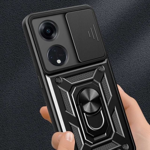 Spacecase Camring Oppo A98 5G black