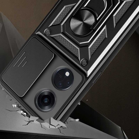 Spacecase Camring Oppo A98 5G black