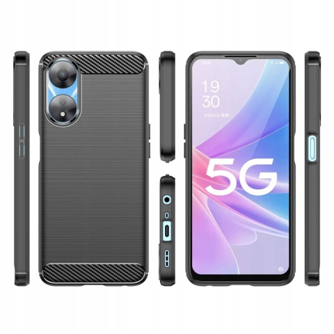 Spacecase Carbon Oppo A78 5G black