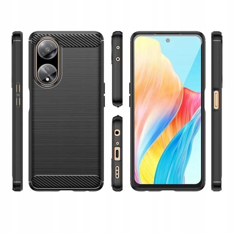 Spacecase Carbon Oppo A98 5G black