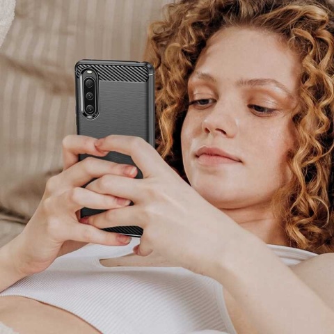 Spacecase Carbon Sony Xperia 10 V black