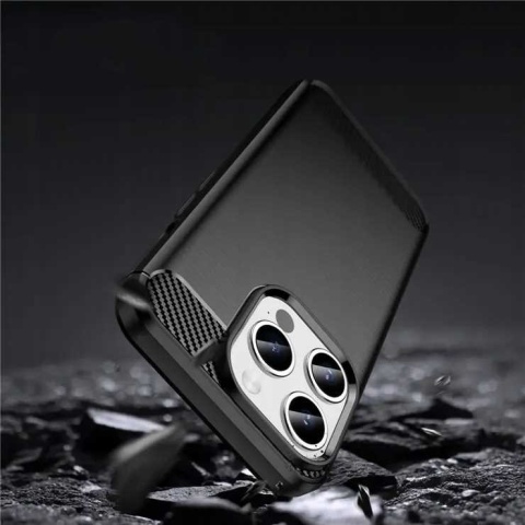 Spacecase Carbon iPhone 15 Pro black