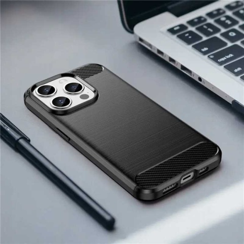 Spacecase Carbon iPhone 15 Pro black