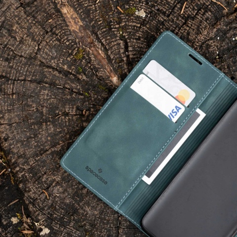 Spacecase Wallet iPhone 15 blue