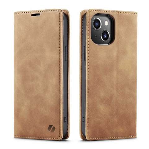 Spacecase Wallet iPhone 15 light brown
