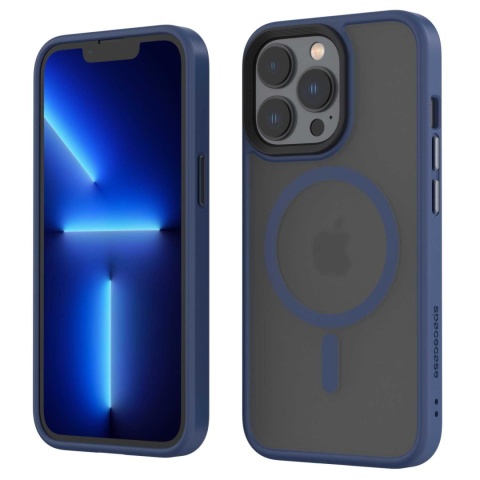 Spacecase Hybrid Mag iPhone 13 Pro dark blue