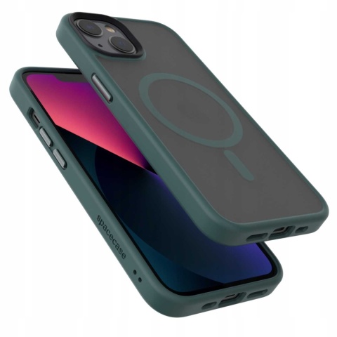 Spacecase Hybrid Mag iPhone 13 dark green