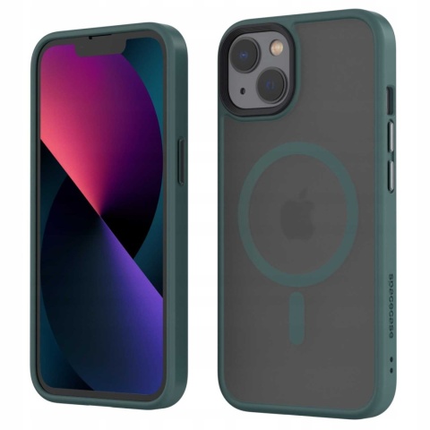 Spacecase Hybrid Mag iPhone 13 dark green