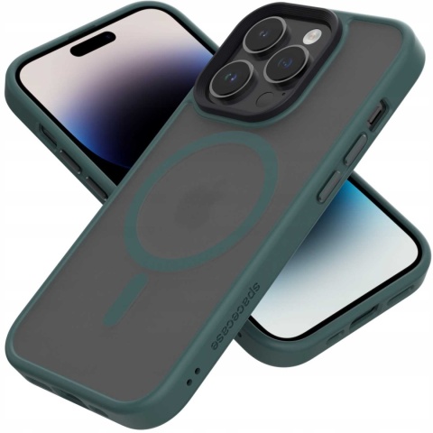 Spacecase Hybrid Mag iPhone 14 Pro dark green