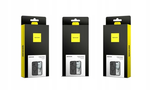 Spacecase Hybrid Mag iPhone 15 Plus black