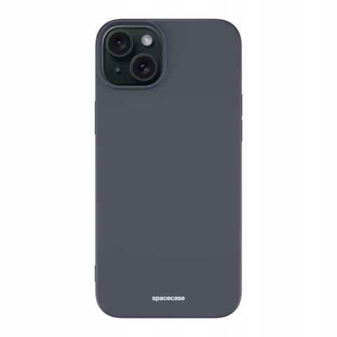 Spacecase Silicone Case iPhone 15 Plus black