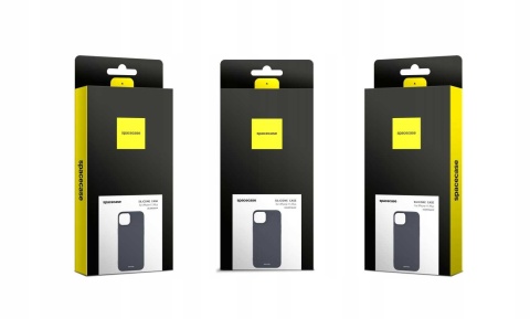 Spacecase Silicone Case iPhone 15 Plus black