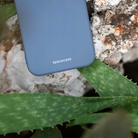 Spacecase Silicone Case iPhone 15 Plus blue