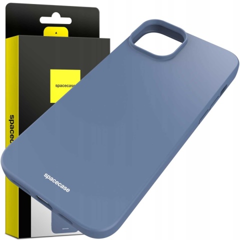 Spacecase Silicone Case iPhone 15 Plus blue