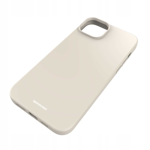 Spacecase Silicone Case iPhone 15 Plus bone