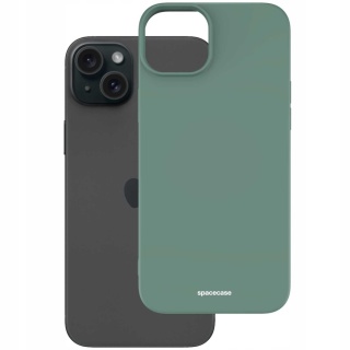 Spacecase Silicone Case iPhone 15 Plus dark green