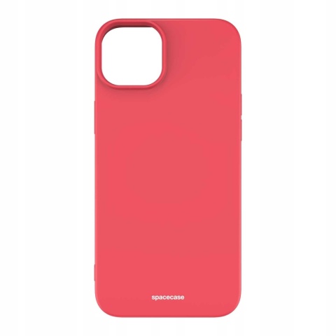 Spacecase Silicone Case iPhone 15 Plus red