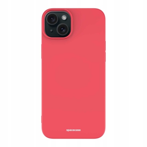 Spacecase Silicone Case iPhone 15 Plus red