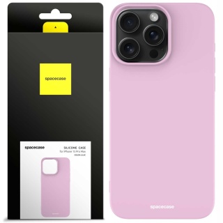 Spacecase Silicone Case iPhone 15 Pro Max lilac