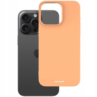 Spacecase Silicone Case iPhone 15 Pro Max orange