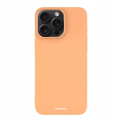 Spacecase Silicone Case iPhone 15 Pro Max orange