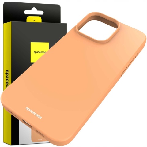 Spacecase Silicone Case iPhone 15 Pro Max orange