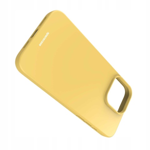 Spacecase Silicone Case iPhone 15 Pro Max yellow