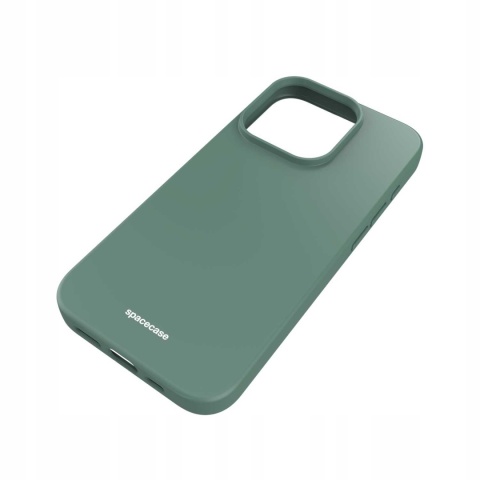 Spacecase Silicone Case iPhone 15 Pro dark green