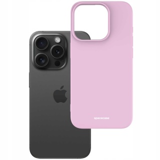 Spacecase Silicone Case iPhone 15 Pro lilac