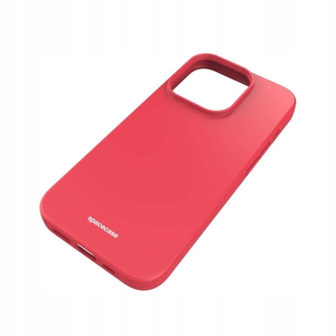 Spacecase Silicone Case iPhone 15 Pro red