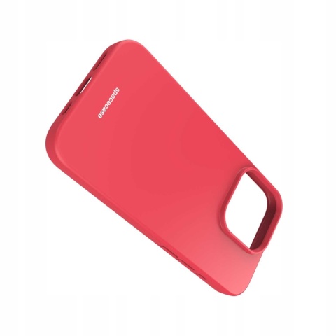 Spacecase Silicone Case iPhone 15 Pro red