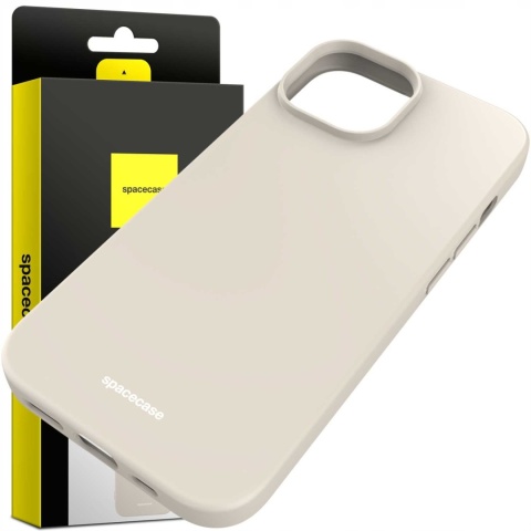 Spacecase Silicone Case iPhone 15 bone