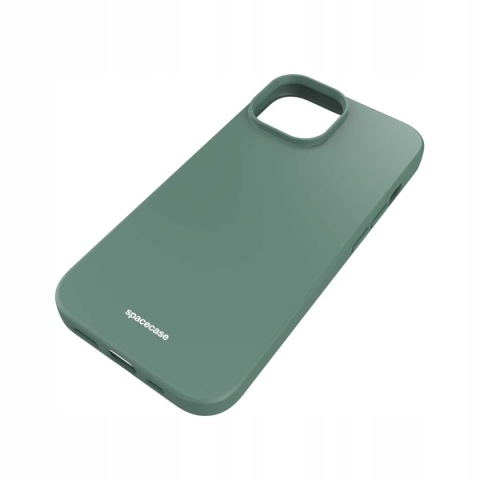 Spacecase Silicone Case iPhone 15 dark green