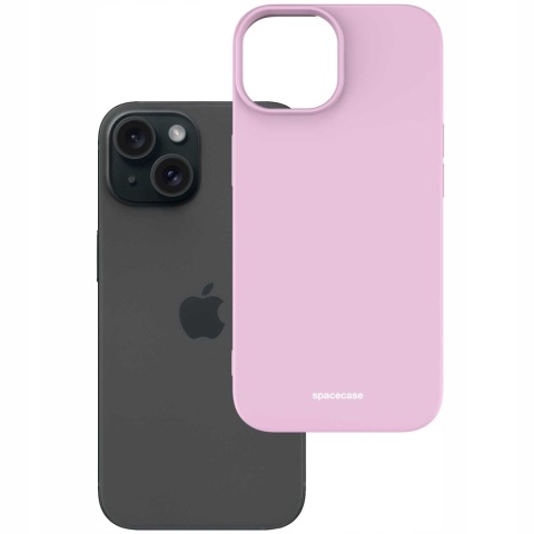 Spacecase Silicone Case iPhone 15 lilac