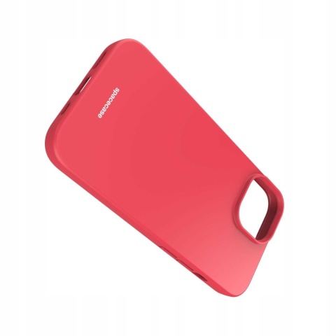Spacecase Silicone Case iPhone 15 red