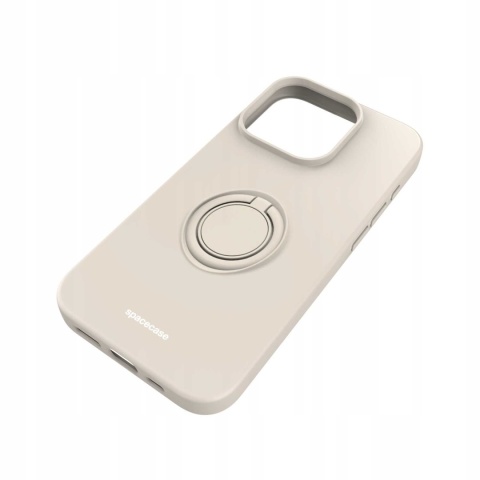 Spacecase Silicone Ring iPhone 15 Pro bone