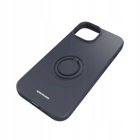 Spacecase Silicone Ring iPhone 15 black