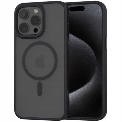 Spacecase Hybrid Mag iPhone 15 Pro Max black