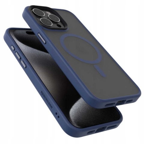 Spacecase Hybrid Mag iPhone 15 Pro Max dark bl