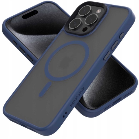 Spacecase Hybrid Mag iPhone 15 Pro Max dark bl
