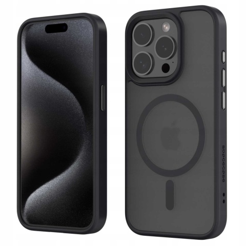 Spacecase Hybrid Mag iPhone 15 Pro black