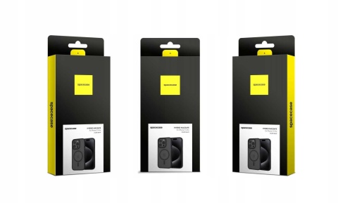 Spacecase Hybrid Mag iPhone 15 Pro black