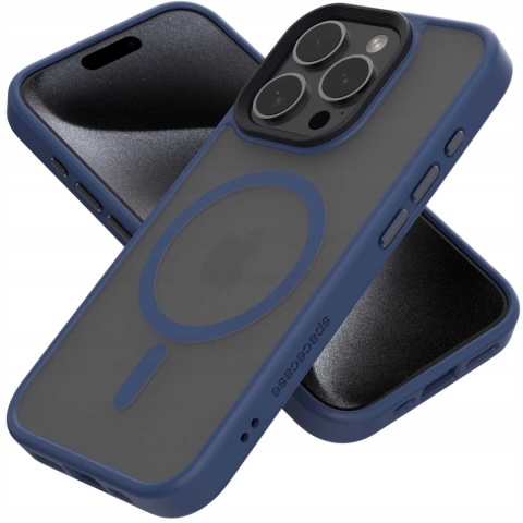 Spacecase Hybrid Mag iPhone 15 Pro dark blue