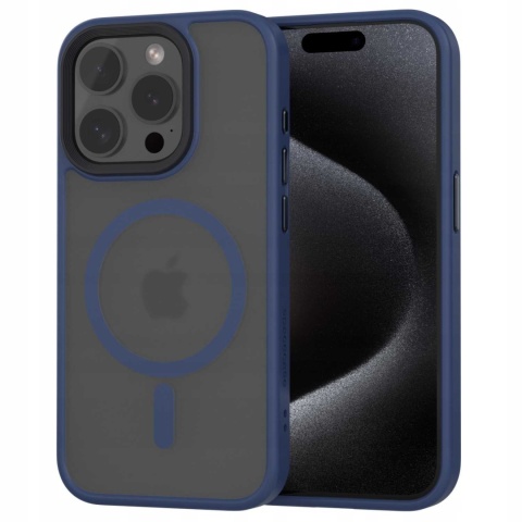 Spacecase Hybrid Mag iPhone 15 Pro dark blue